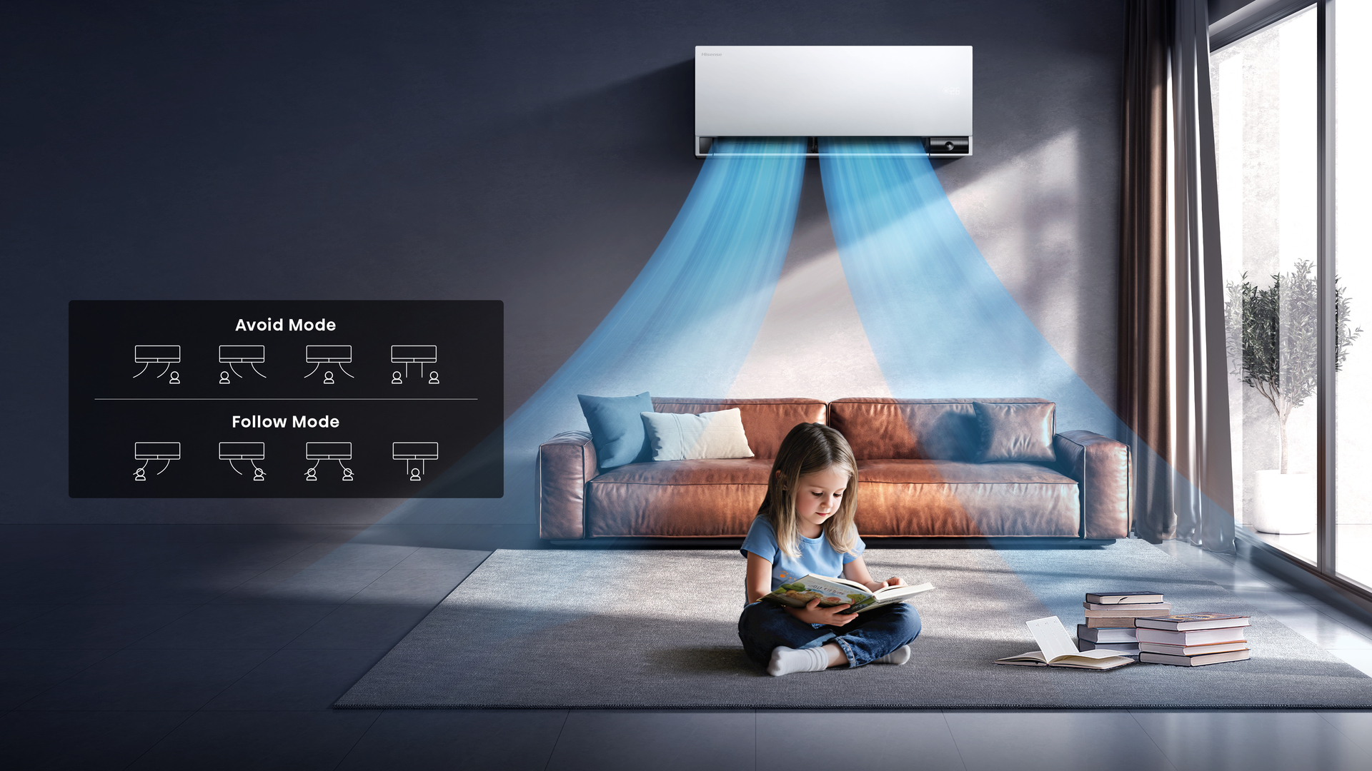 Hisense Air Master White 